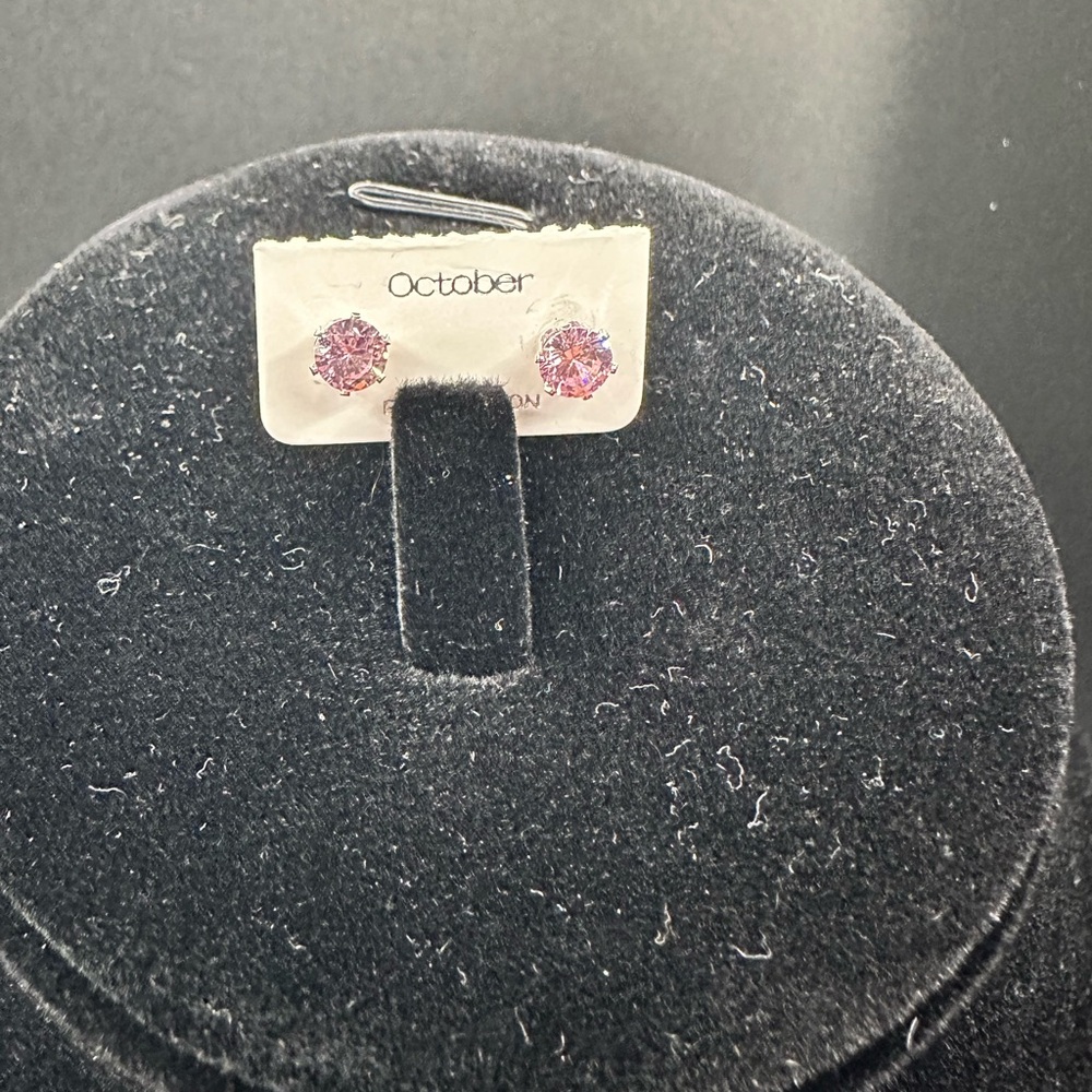 Pink Stud Earrings